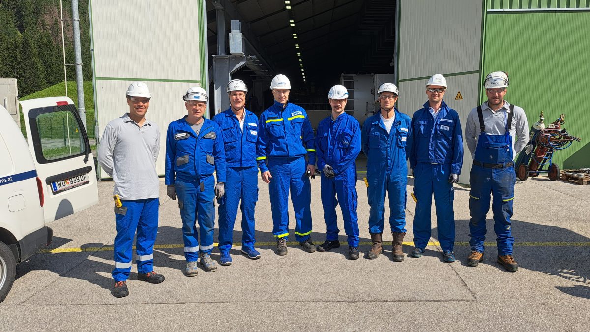 Besuch in Gruben von Jan Udržal, Sekretär des Sonderbeauftragten für Energiesicherheit im Außenministerium der Tschechischen Republik